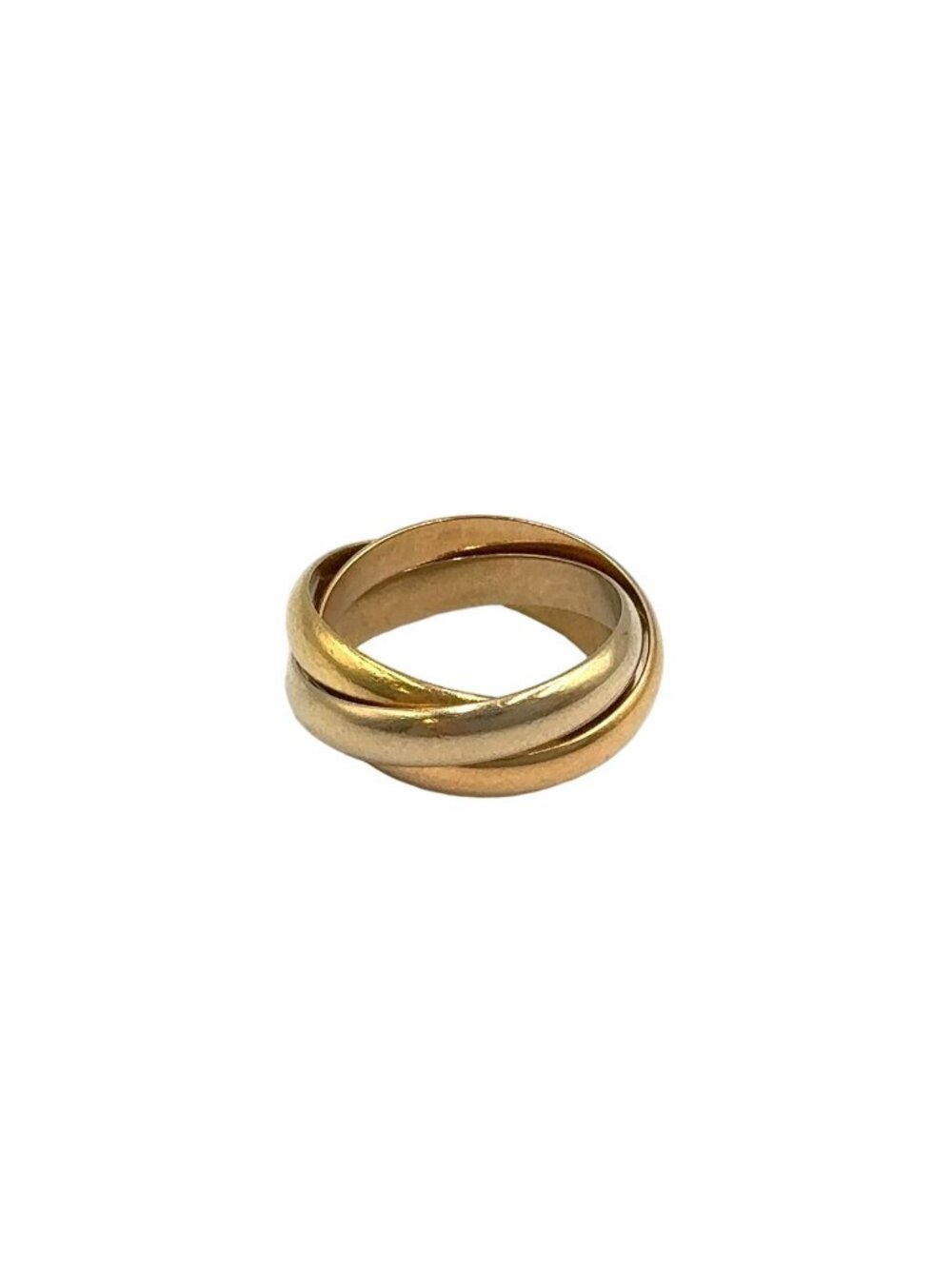 Cartier Trinity Yellow Gold Pink White Ring